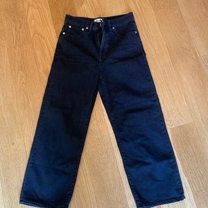 Madewell slim wide-leg crop